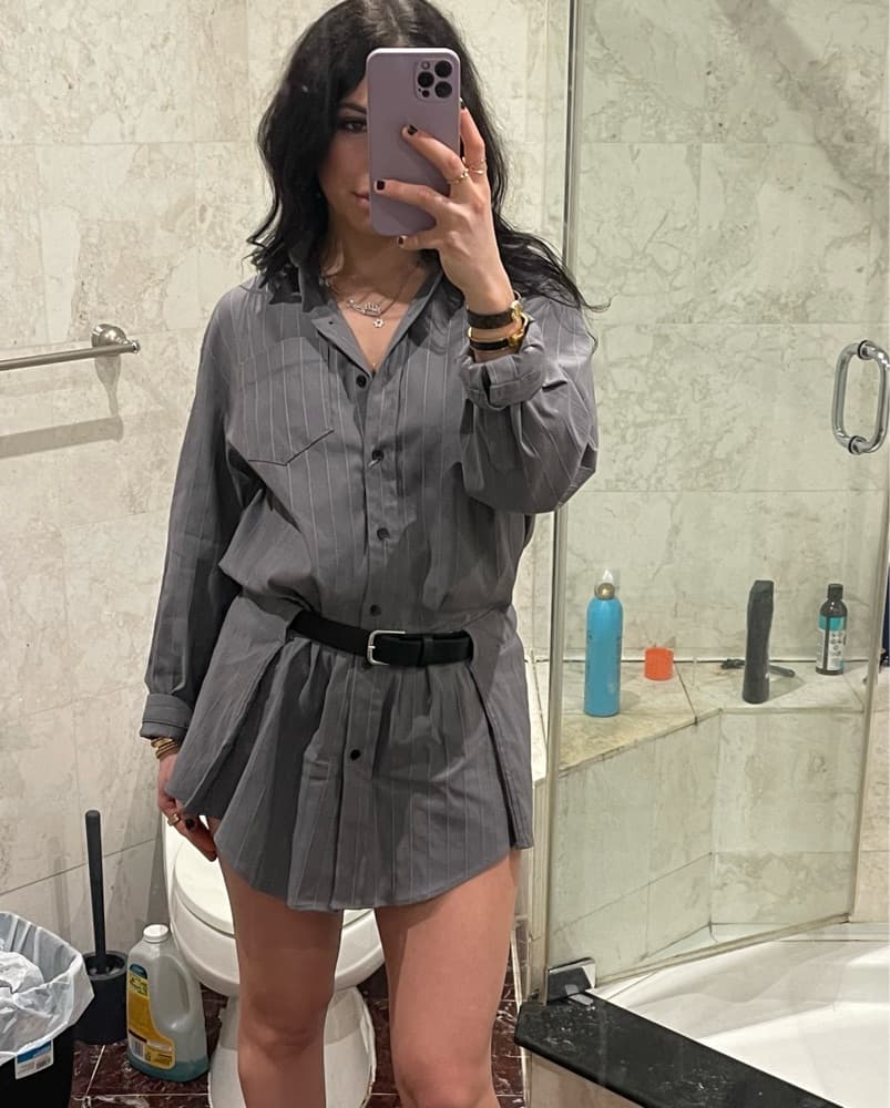 Belted Jumpsuit Dress - Image 2