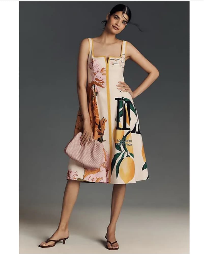 Maeve By Anthropologie Lemoncello Dress - Image 1