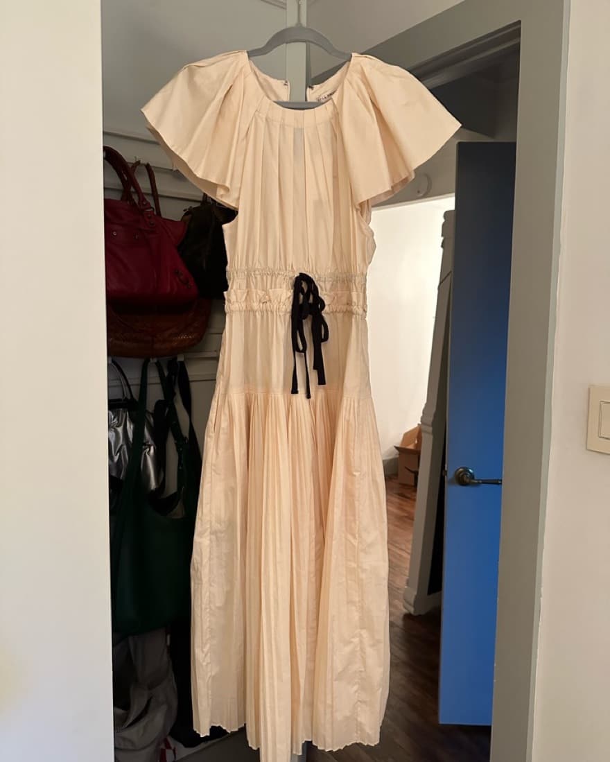 Ulla Johnson Blush Pink Pleated Dress - Image 2