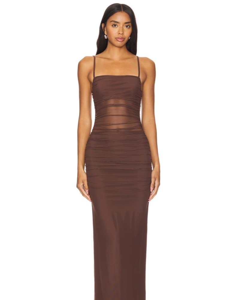Ruched Superdown Maxi Dress - Image 2