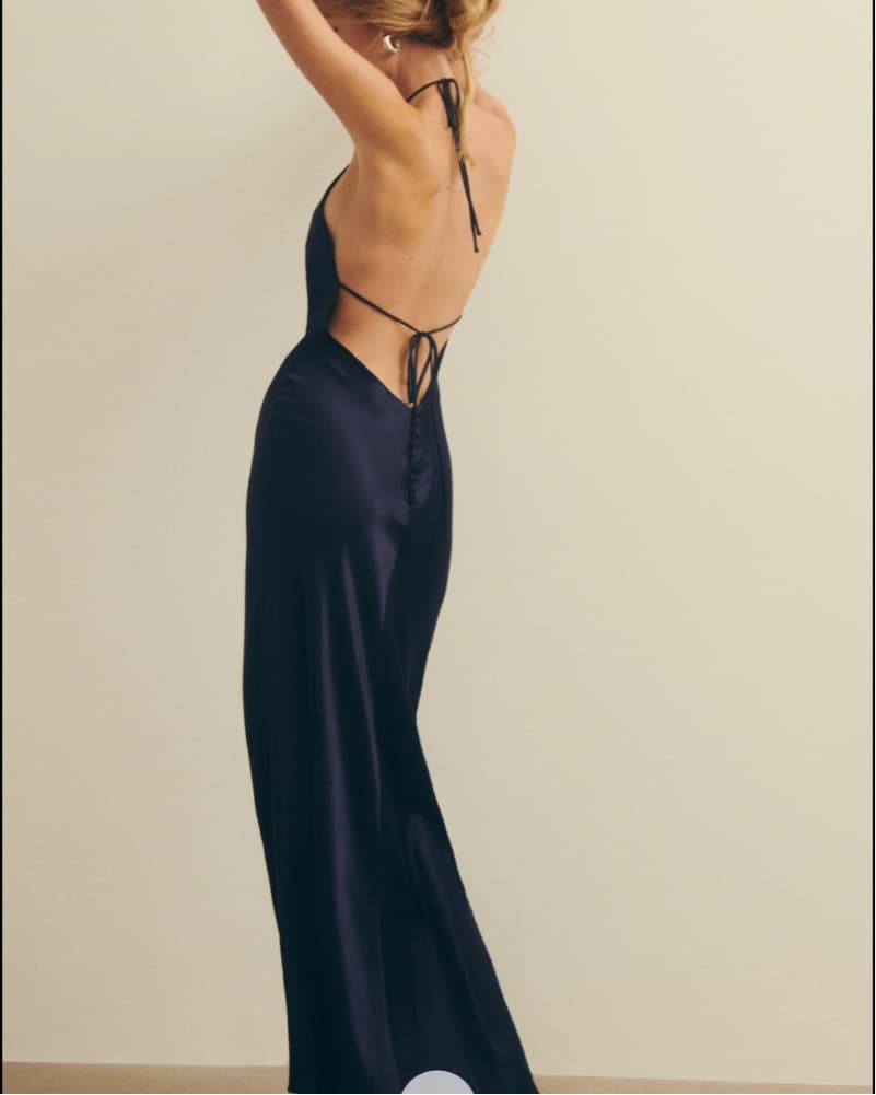 Reformation Silk Gown  - Image 4