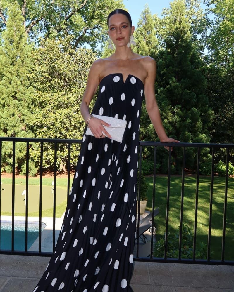 Polka Dot L’idee Gown  - Image 2