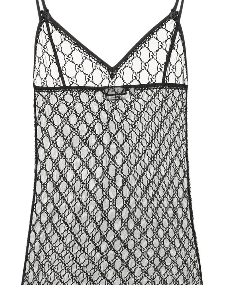 Gucci Mesh Slip Dress - Image 4