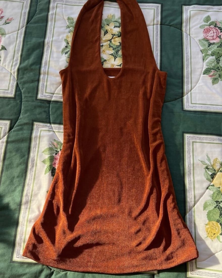 With Jean Lena Dress in Chocolate - Image 3