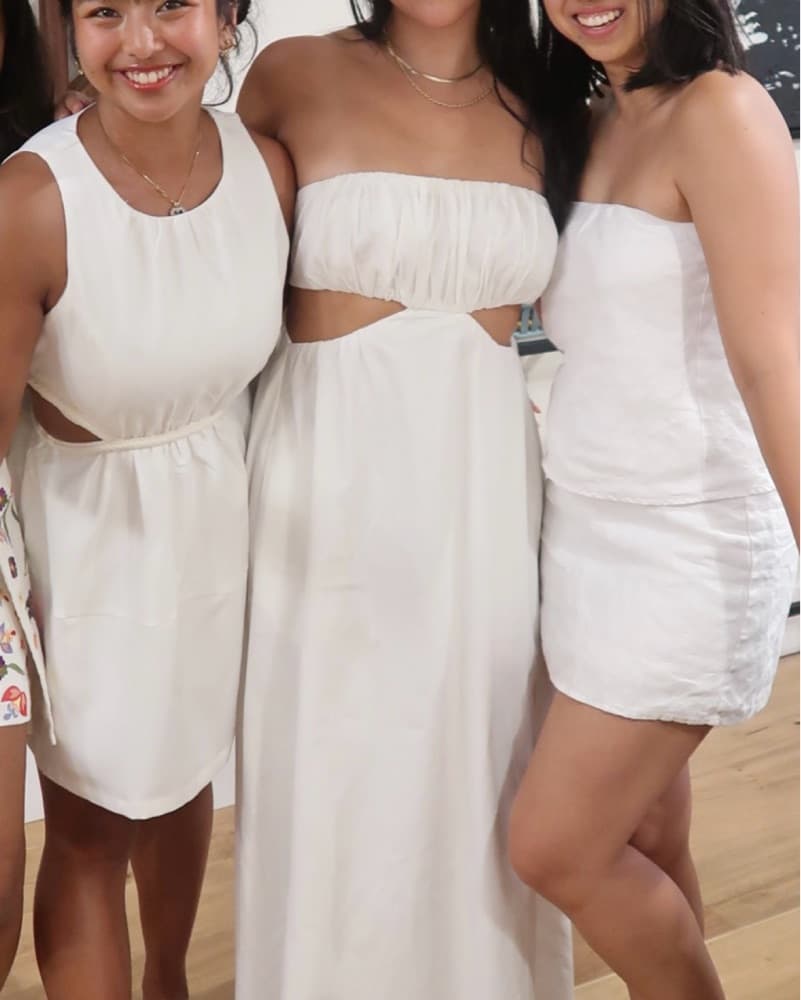 Abercrombie Chic White Cutout Maxi Dress - Image 2