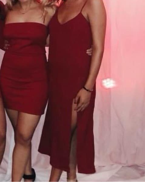 REFORMATION RED MIDI DRESS - Image 4