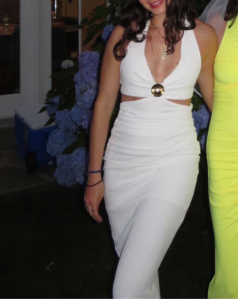 Zara White Dress - Image 3