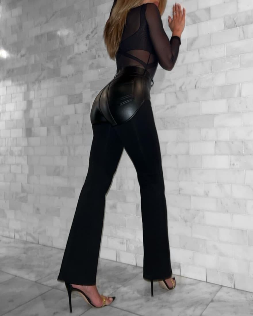 Faux leather trouser Pant - Image 1