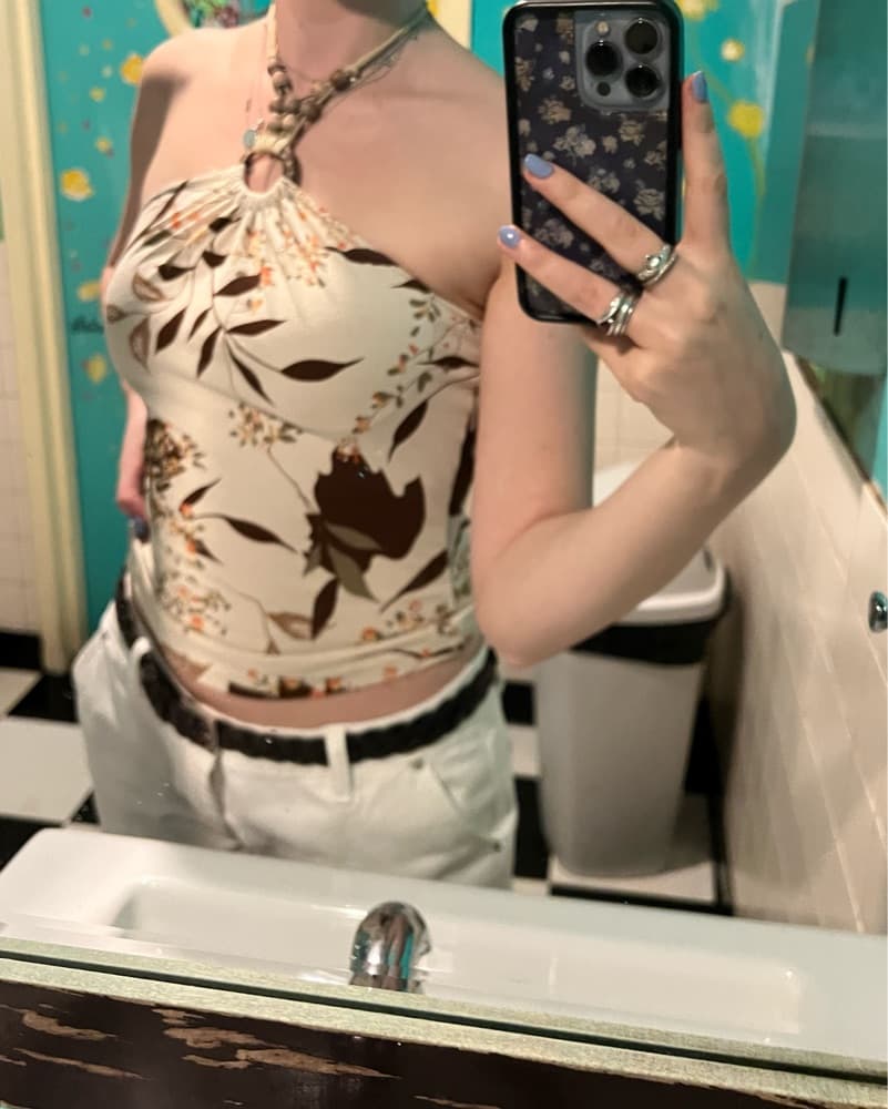 Vintage y2k summer halter top - Image 3