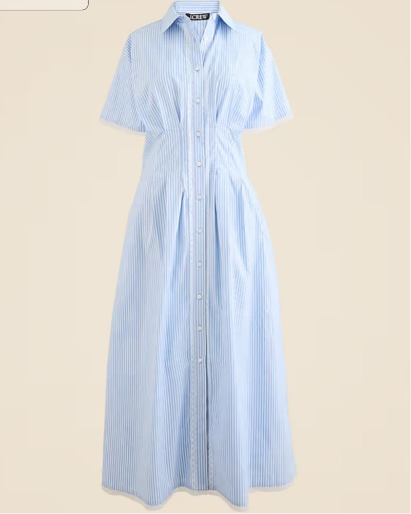 J Crew Wren lace-trim shirtdress midi - Image 4