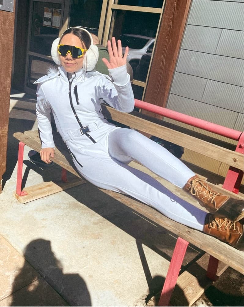 Asos White Ski Jumpsuit - Image 5