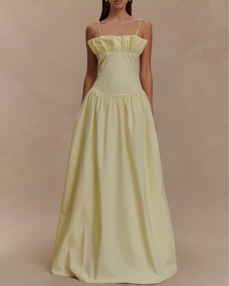 Meshki Janis Cotton Frill Maxi Dress - Image 1