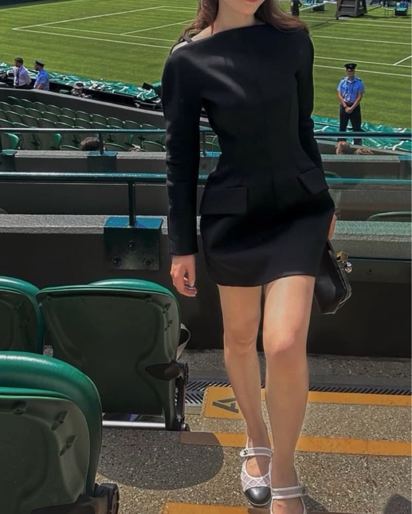Sportmax Long Sleeve Dress - Image 1