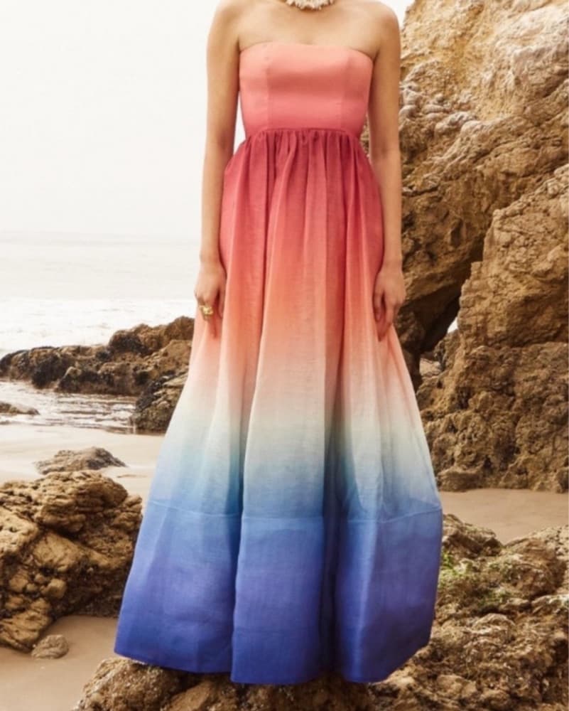 Zimmermann Postcard Ombre Dress - Image 1