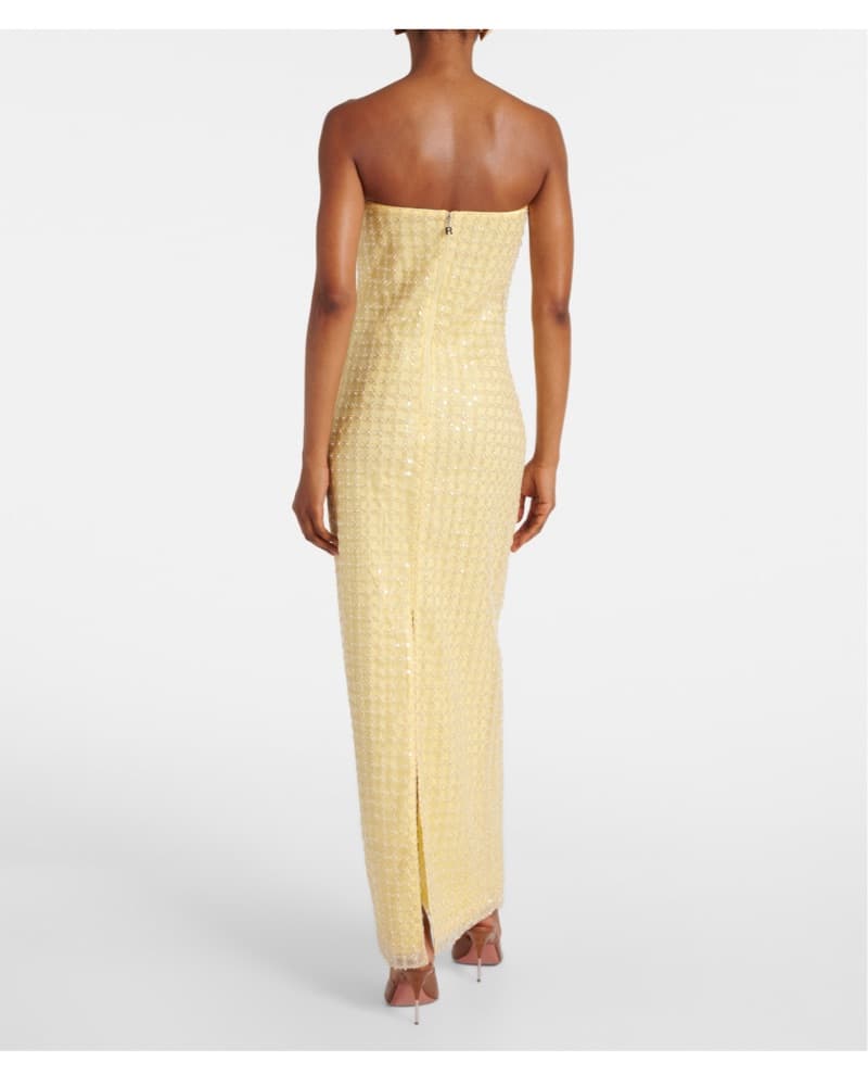 ROTATE Embellished Strapless Gown - Image 2