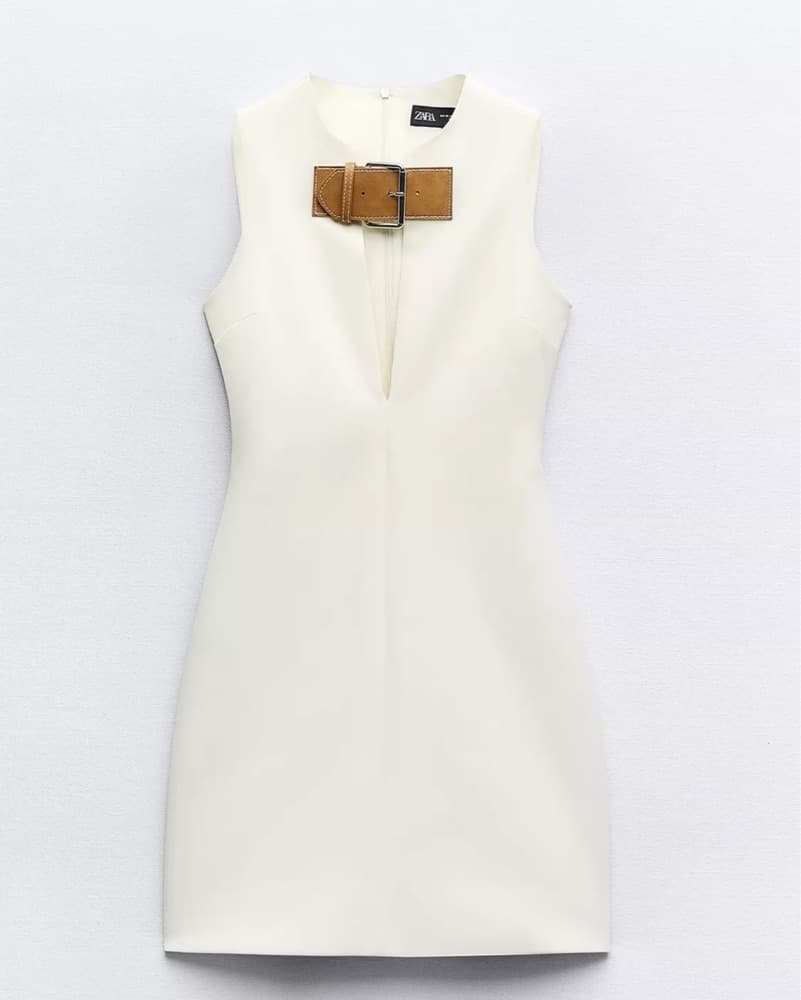 Zara Fitted Strap Dress - Image 1