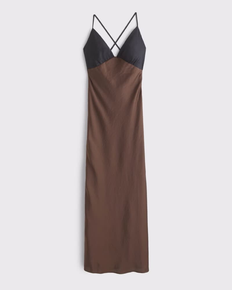 Abercrombie brown and black dress - Image 4