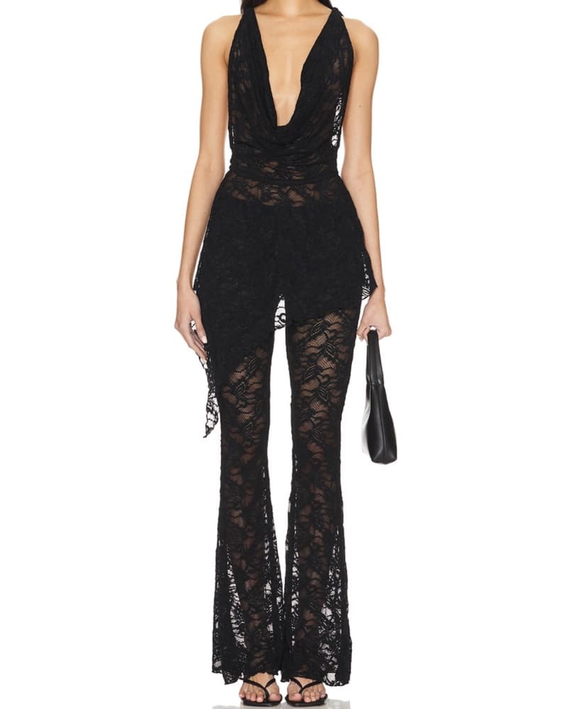 Black Lace Rave Set - Image 2