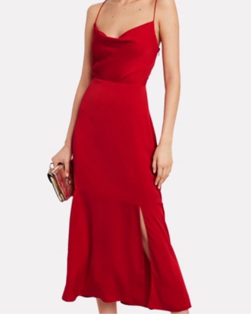 Red Intermix Dress - Image 1
