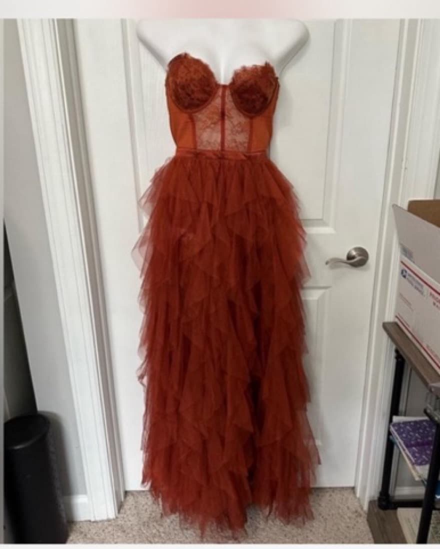 X Revolve Bustier Gown. Size Medium - Image 1