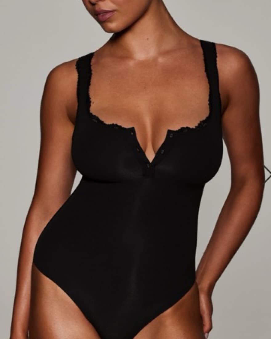 Fits Everybody Lace Henley Bodysuit - Image 5