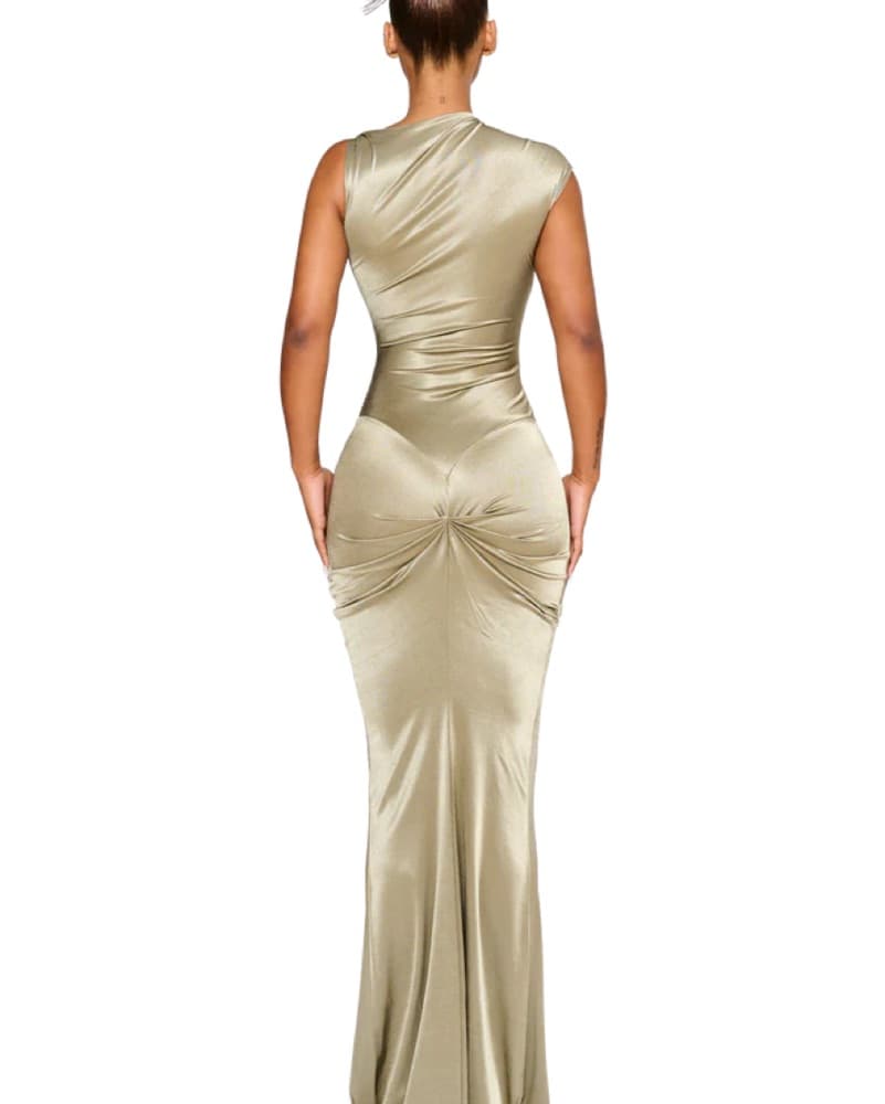 Coucoo Wale Dress - Gold - Image 3