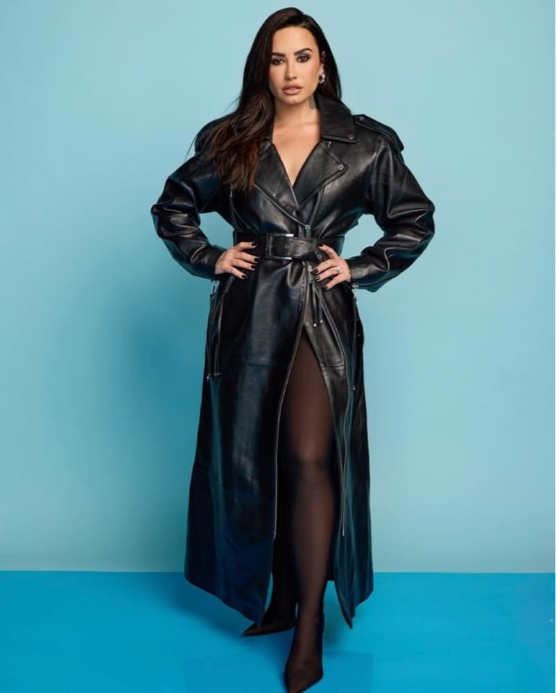 Retrofete Knightly Leather Trench Coat - Image 3