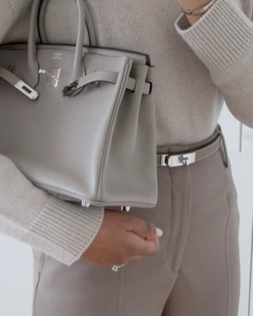 Hermes Kelly 18 Belt (étoupe) - Image 2