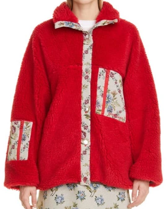 Sandy Liang Red Fleece - Image 1