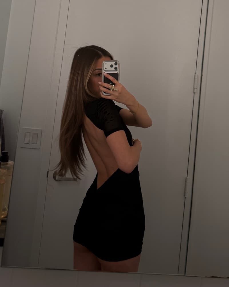 One Of One Postergirl Mini Mesh Dress - Image 1