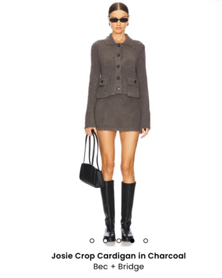 Bec + Bridge Cardigan/ Mini Skirt Set - Image 1