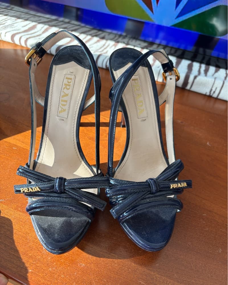 Prada Strappy Stilettos - Image 1