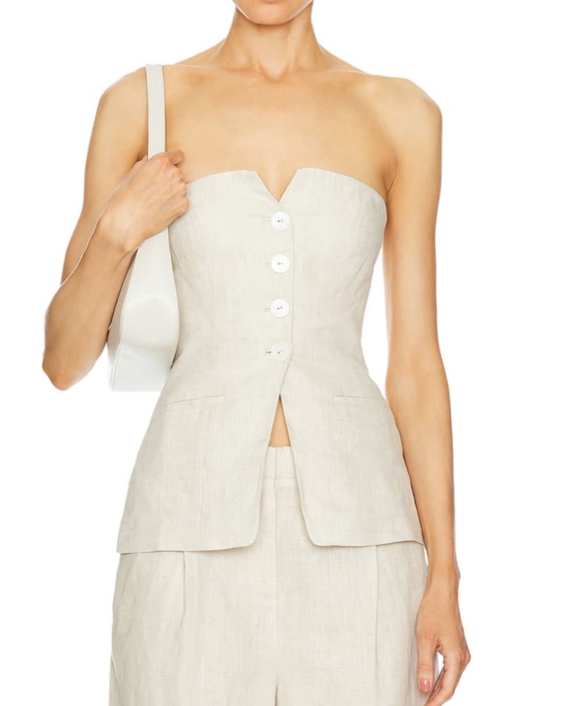 LPA Seina Top Natural Linen  - Image 1