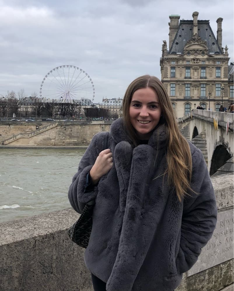 Apparis Grey Faux Fur Coat - Image 1