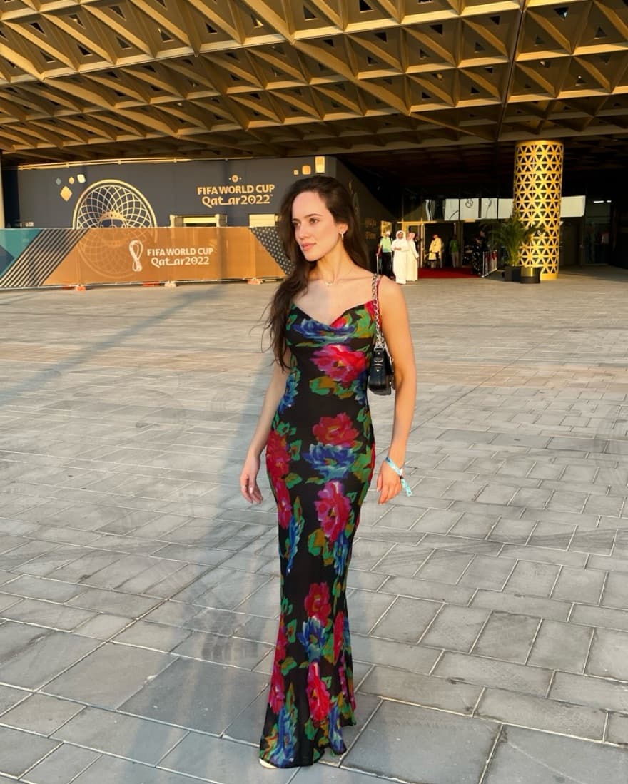 Rat & Boa Flower Dress - Image 5