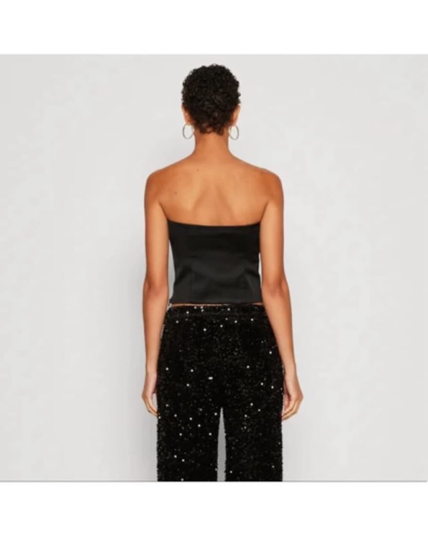 Abercrombie Satin Corset With Zipper - Image 3