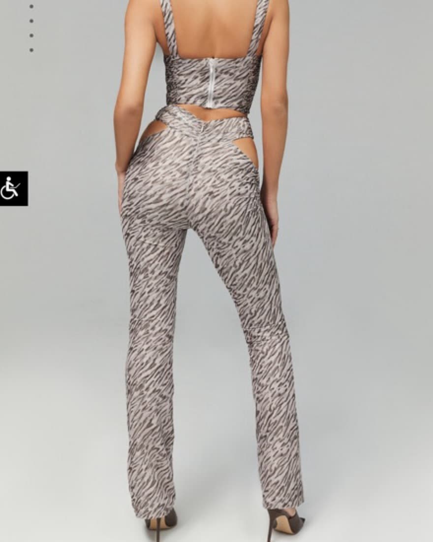 Mistress Rocks animal print trousers - Image 2