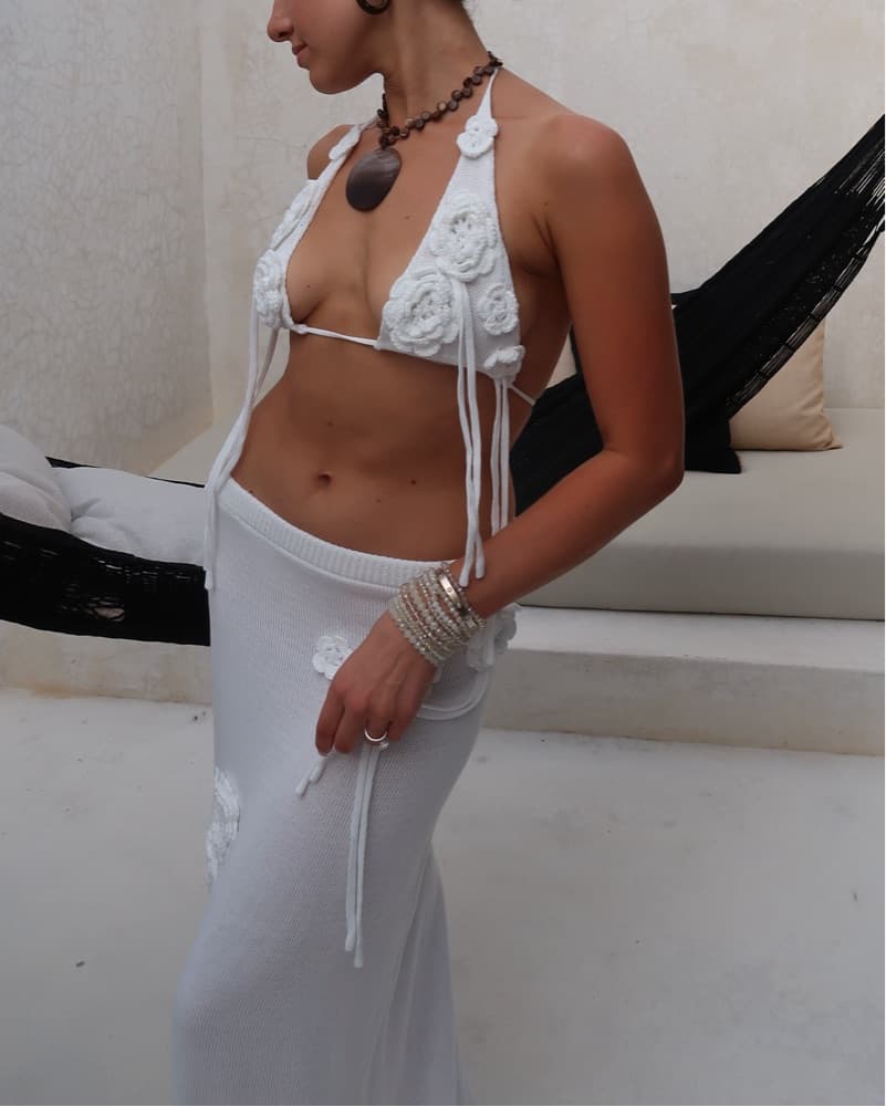 White Knitted Set - Image 2