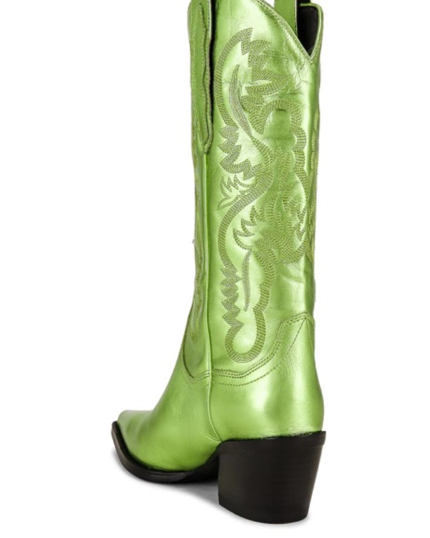 Jeffrey Campbell Lime Green Cowboy Boot - Image 1