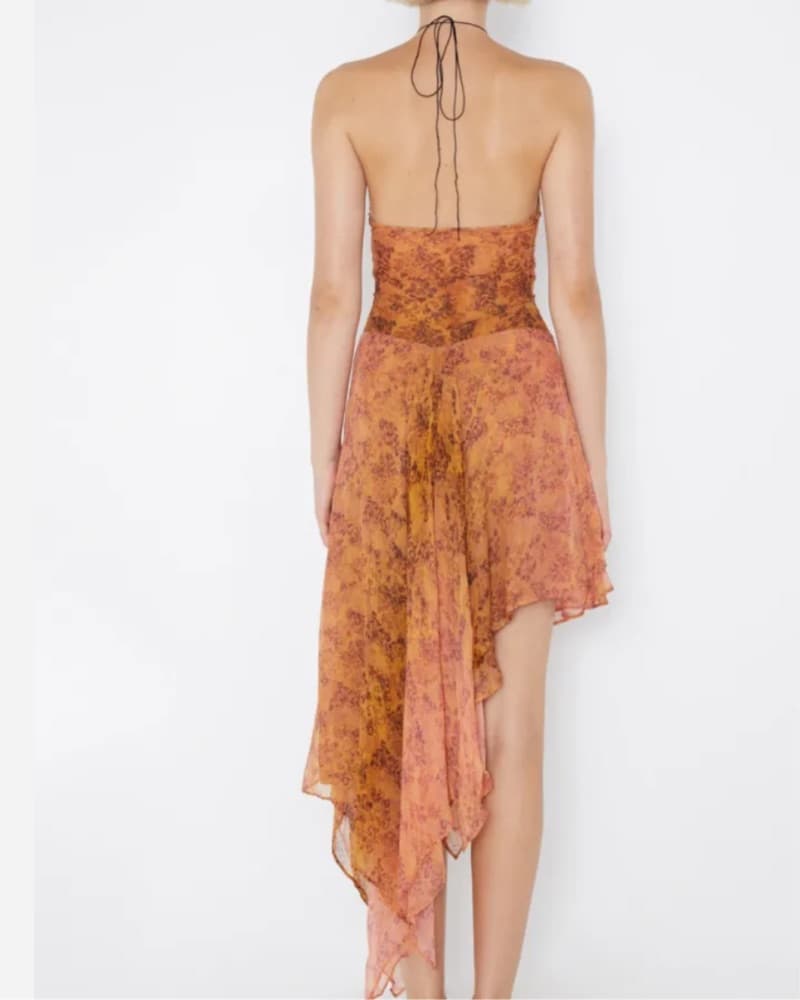 Bec + Bridge Orange Halter Dress - Image 3