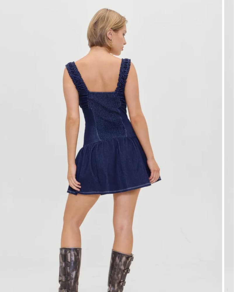 Frankie’s Christa Ruffle Mini Dress - Image 2