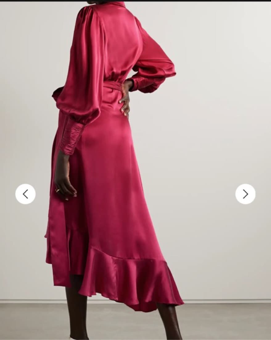 Zimmermann Dress Silk Red - Image 2