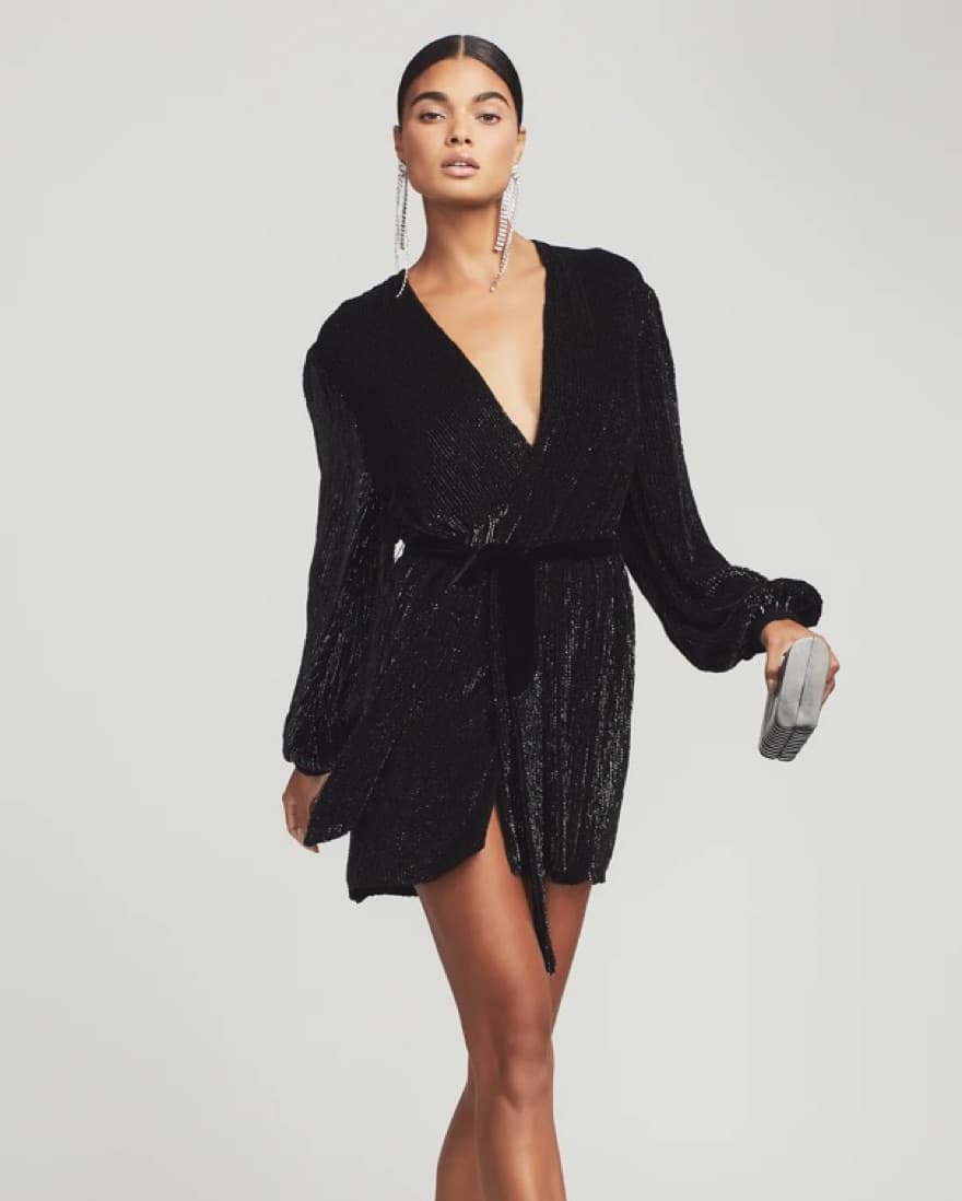 Retrofête Gabrielle Sequin Robe Dress - Image 1