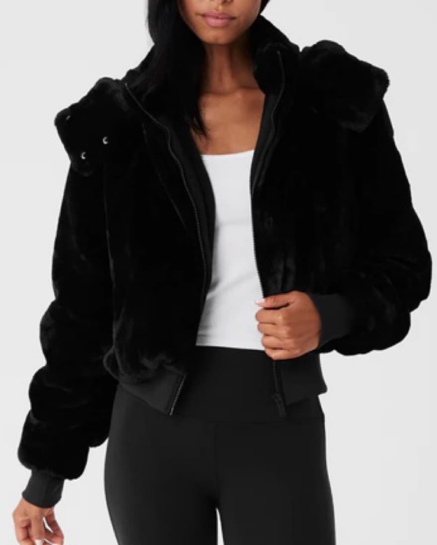 Alo Faux Fur Foxy Jacket - Image 3