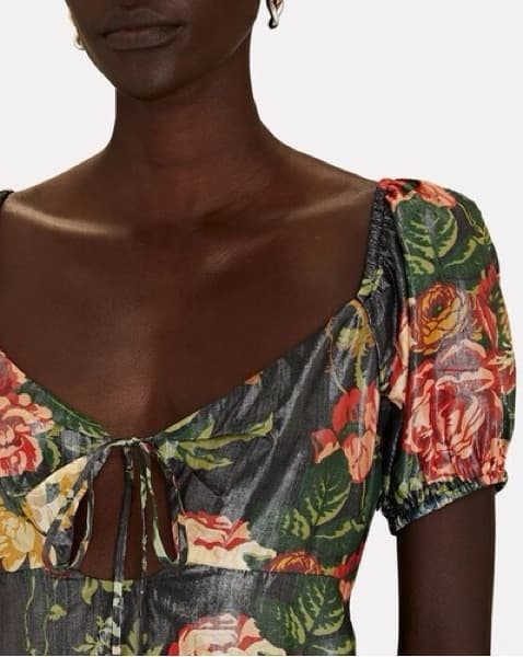 Staud Camilla Taoestry Floral Mini Dress - Image 3