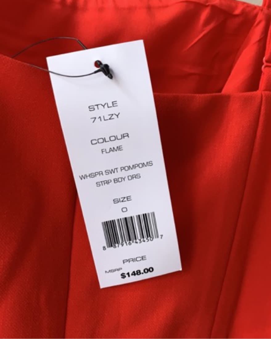 French Connection Pom Pom Whisper Dress - Image 3