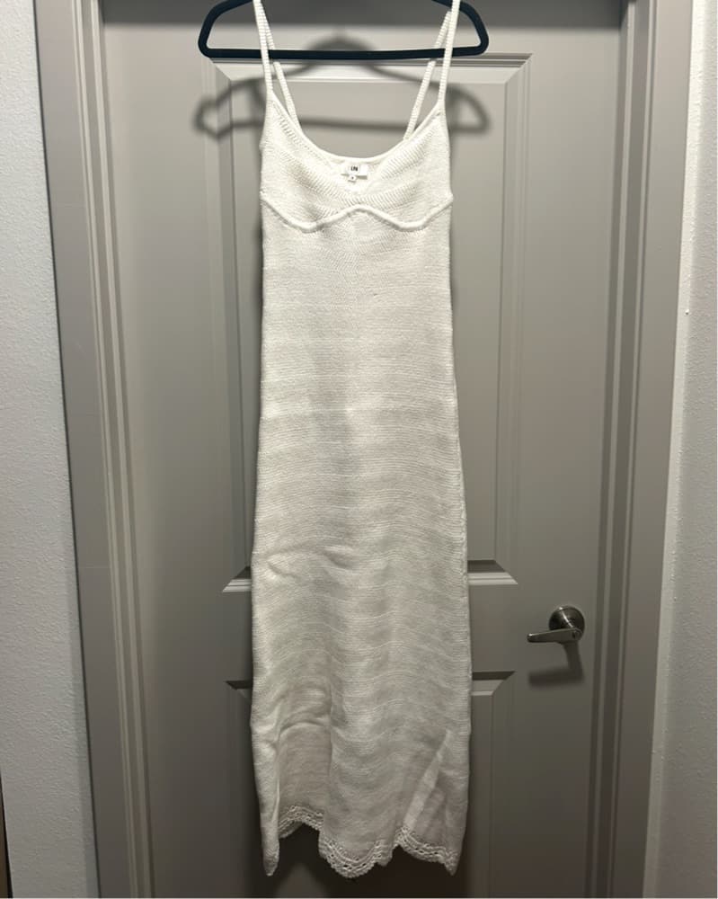 LPA Ameri White Dress Revolve - Image 4
