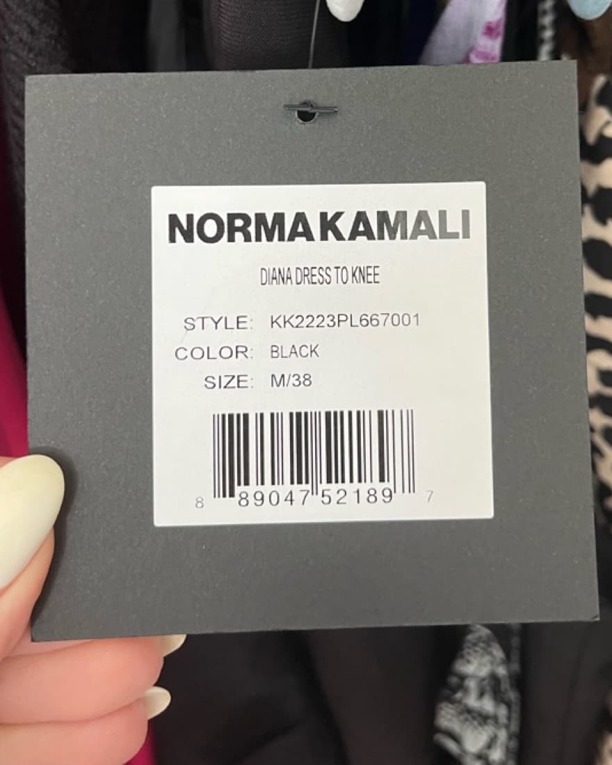 Norma Kamali One Shoulder Black Dress  - Image 4