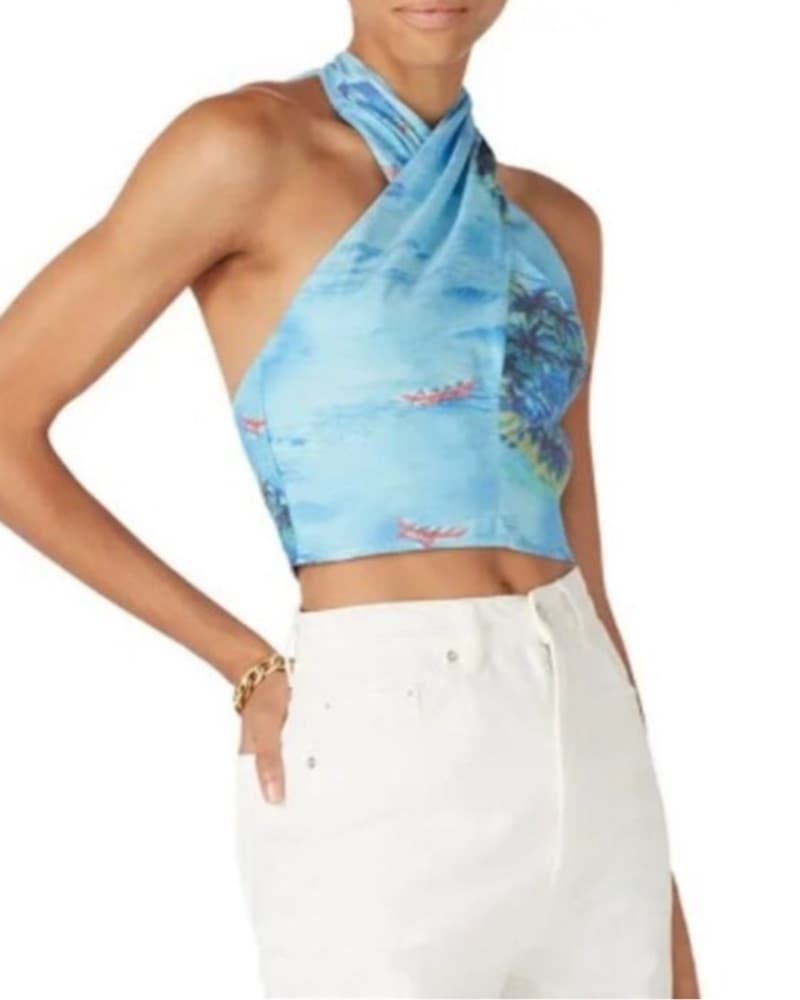Staud Tropical Kai Halter Top  - Image 2
