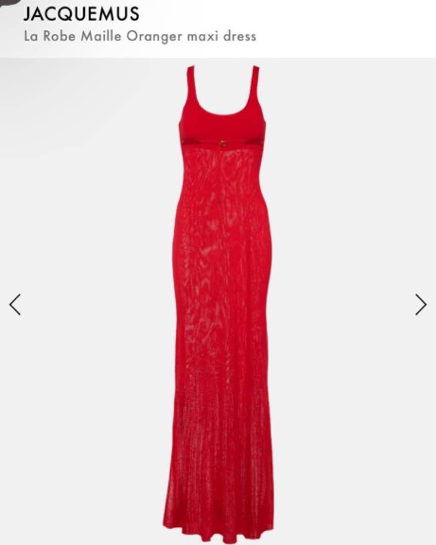 Jacquemus Red Dress  - Image 1